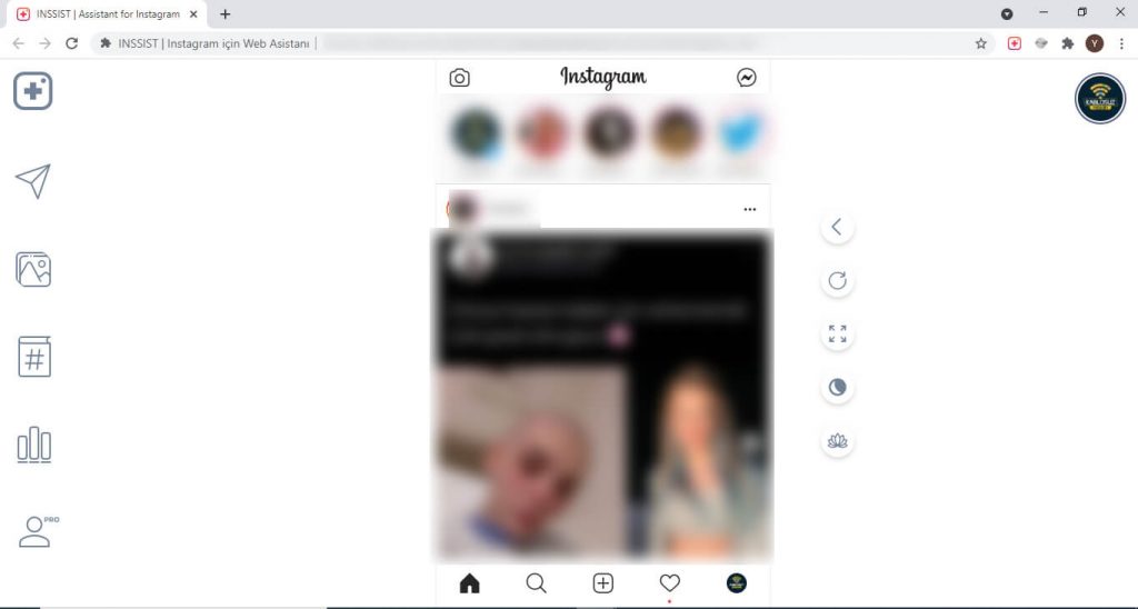 Bilgisayardan Instagram telefon gibi kullanma