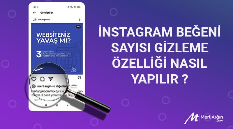 instagram beğeni sayısı kapatma
