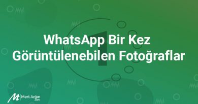 WhatsApp Bir Kez Görüntülenebilen Fotoğraflar