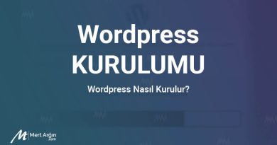 wordpress kurulum