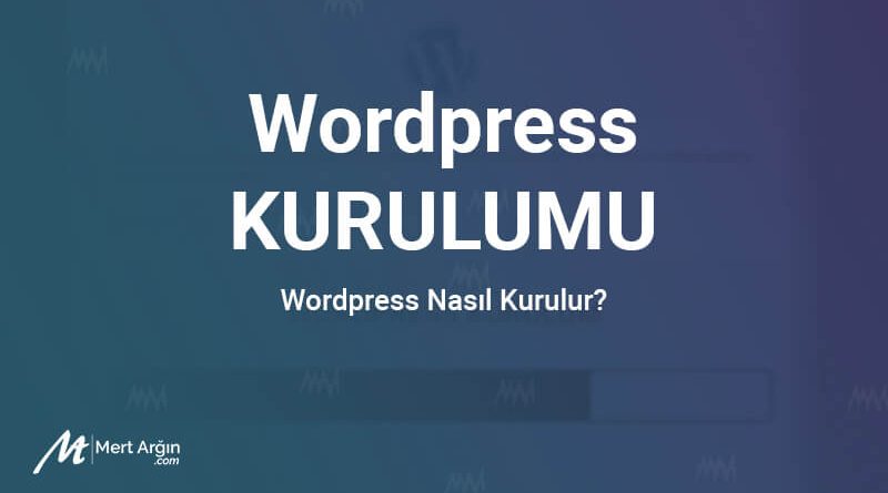 wordpress kurulum