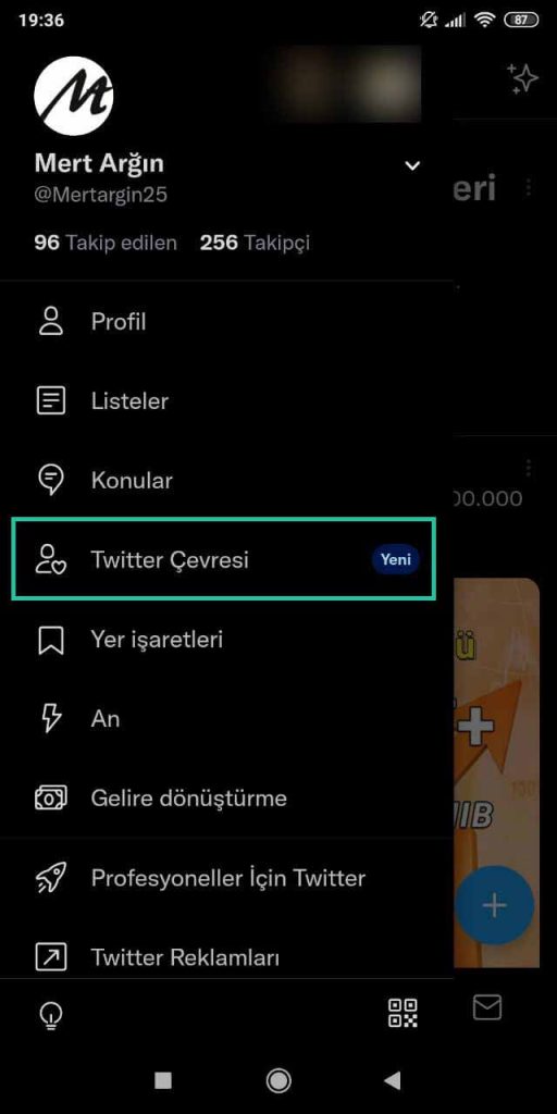 twitter çevresi nasıl oluşturulur